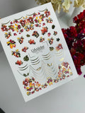 Foil Nail slider decals on any background CF_712