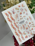 Foil Nail slider decals on any background CF_719