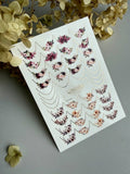 Foil Nail slider decals on any background CF_726