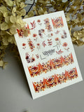Foil Nail slider decals on any background CF_727