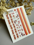 Foil Nail slider decals on any background CF_728