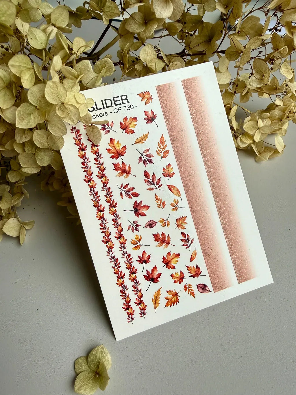 Foil Nail slider decals on any background CF_730