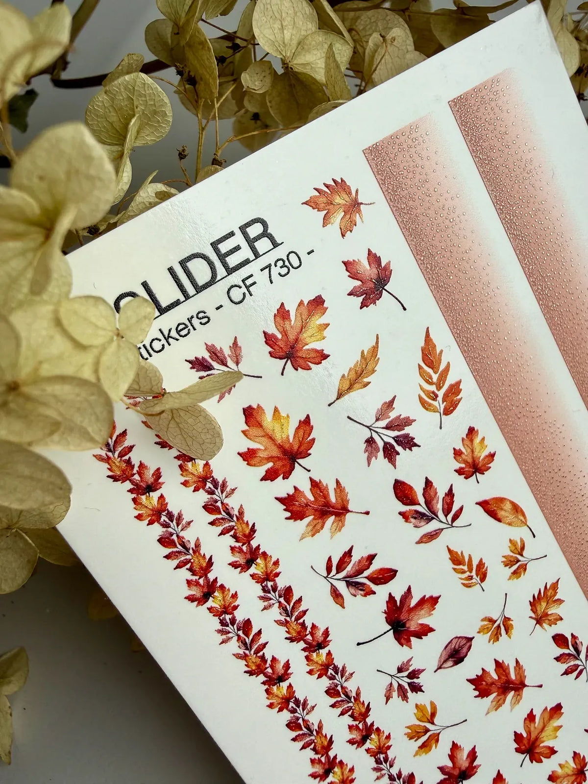 Foil Nail slider decals on any background CF_730