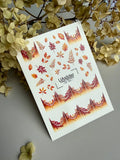Foil Nail slider decals on any background CF_731