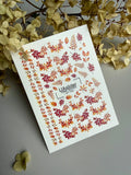 Foil Nail slider decals on any background CF_732