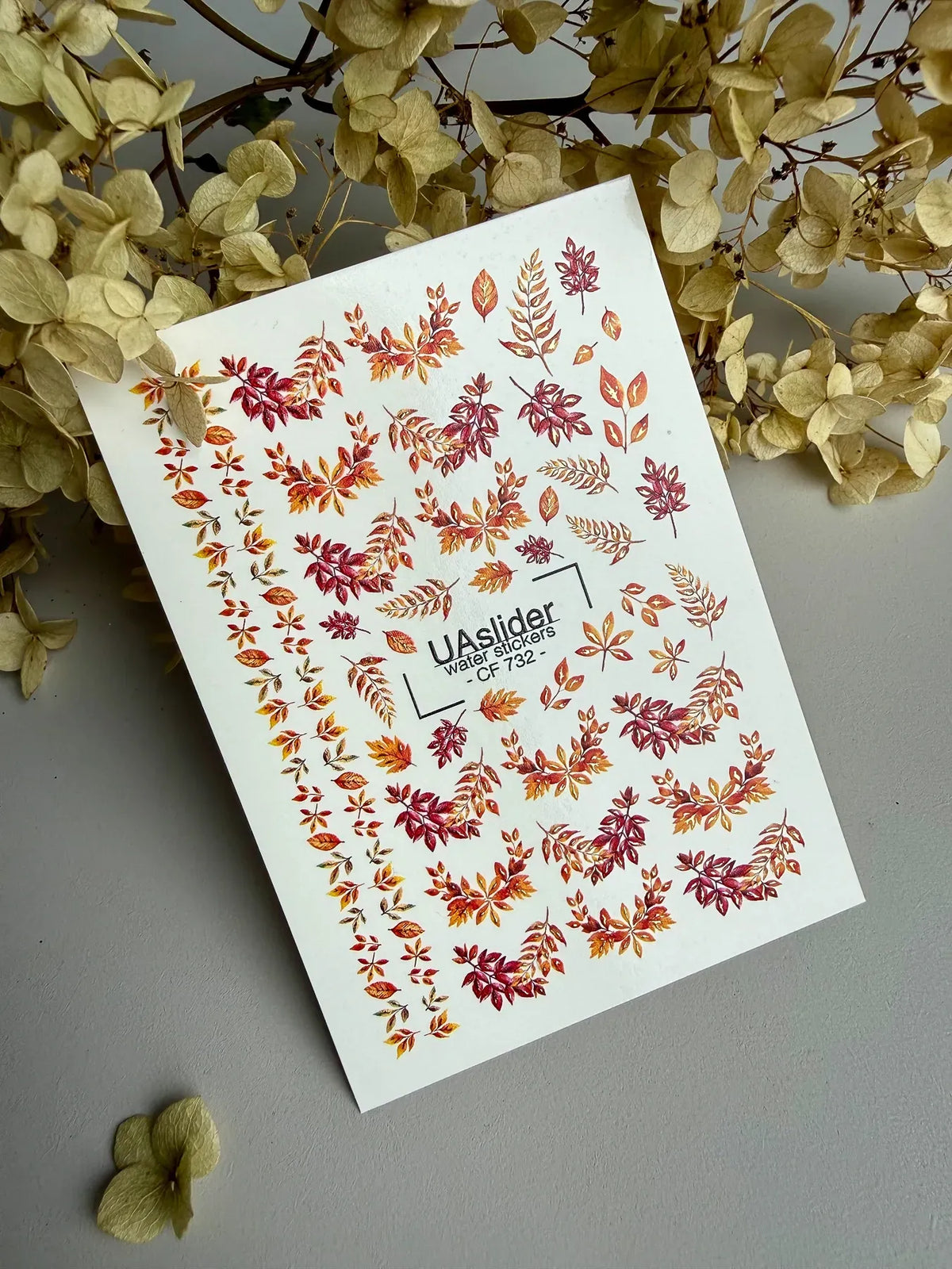 Foil Nail slider decals on any background CF_732
