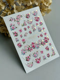 Foil Nail slider decals on any background CF_825