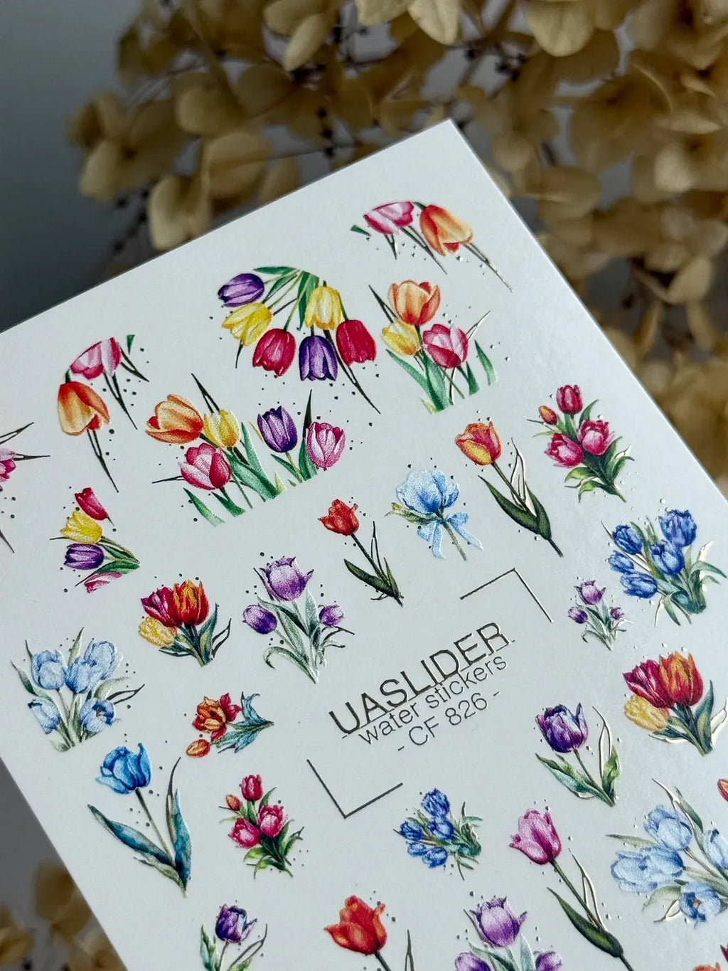 Foil Nail slider decals on any background CF_826