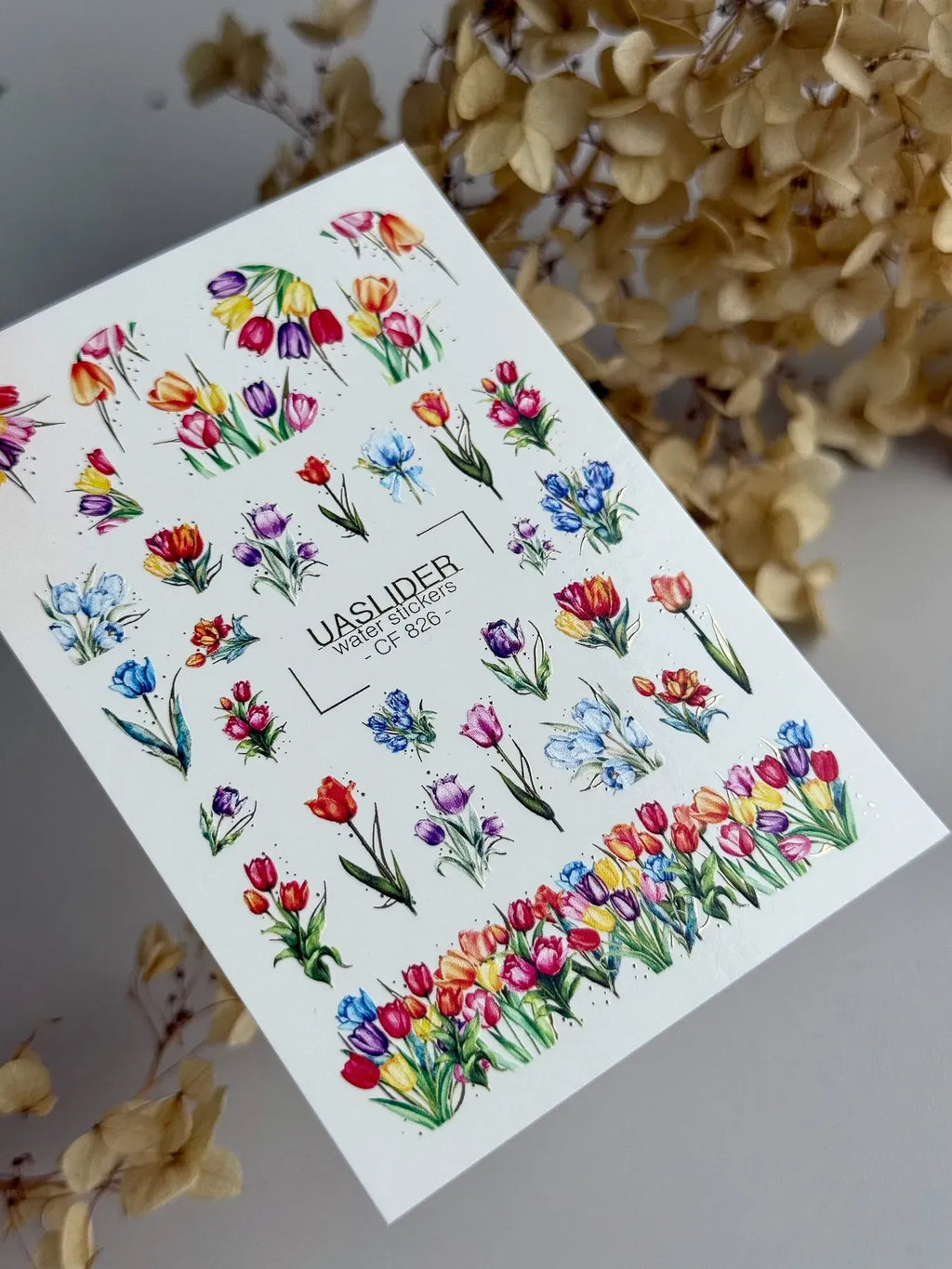 Foil Nail slider decals on any background CF_826