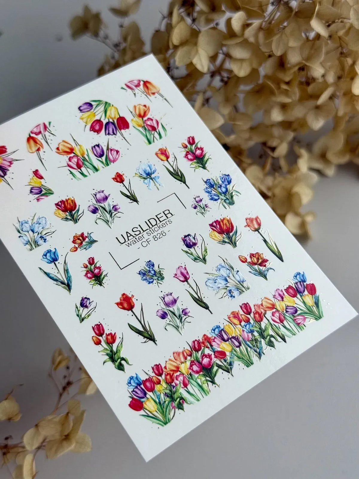 Foil Nail slider decals on any background CF_826