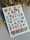 Foil Nail slider decals on any background CF_826