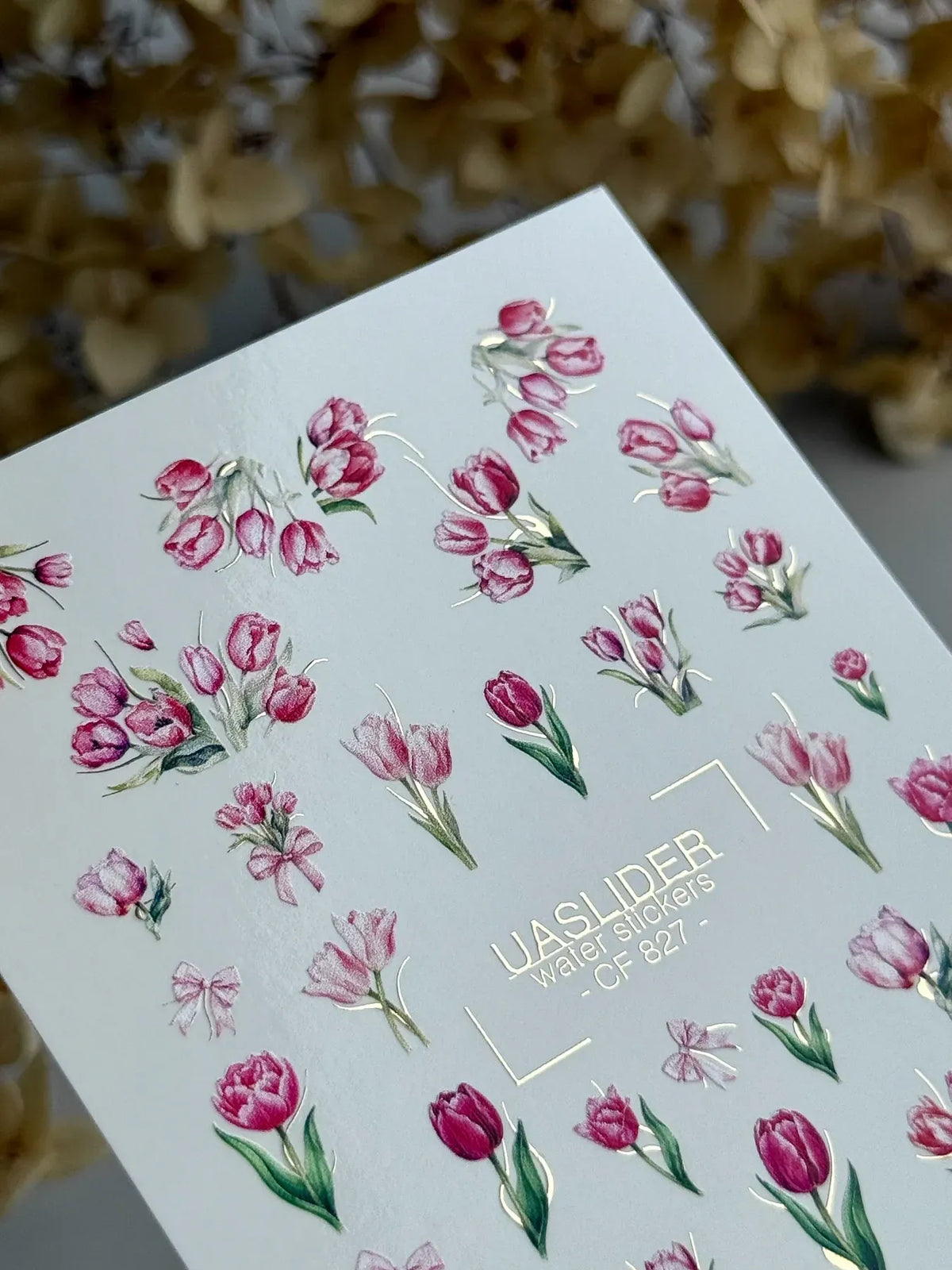 Foil Nail slider decals on any background CF_827