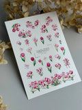 Foil Nail slider decals on any background CF_827