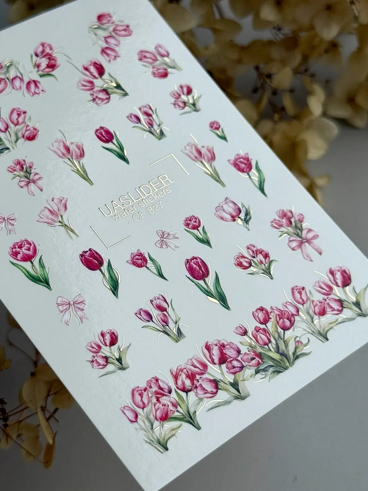 Foil Nail slider decals on any background CF_827