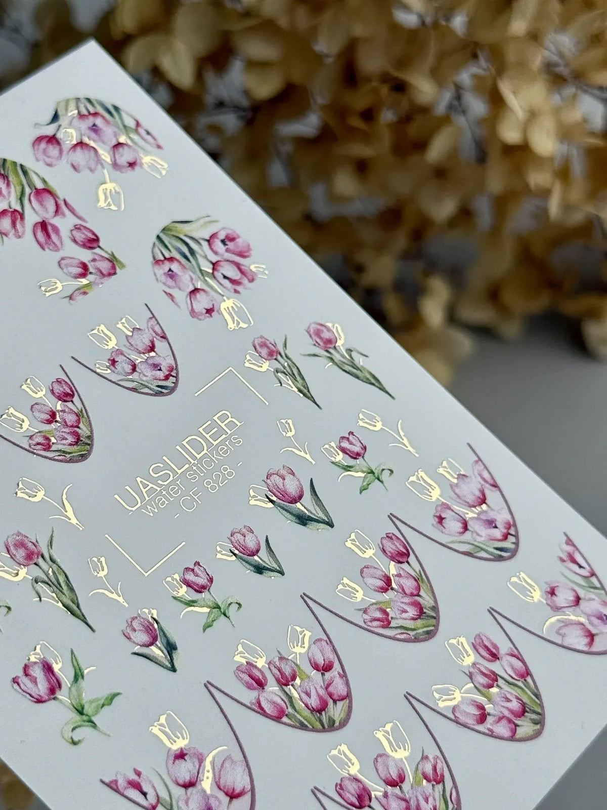 Foil Nail slider decals on any background CF_828