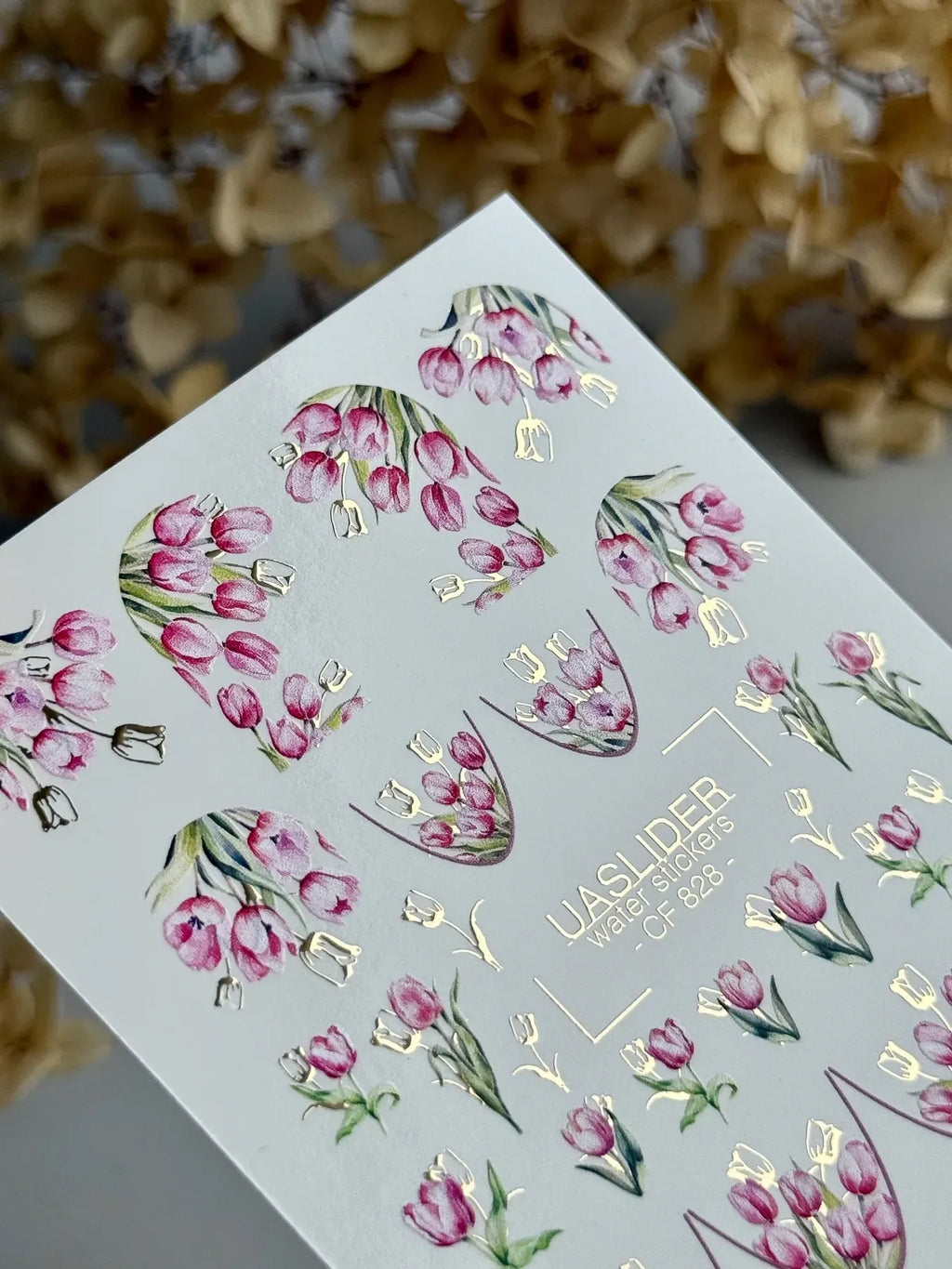 Foil Nail slider decals on any background CF_828