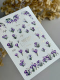 Foil Nail slider decals on any background CF_830