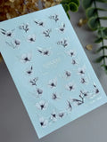 Foil Nail slider decals on any background CF_841