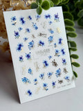 Foil Nail slider decals on any background CF_842