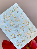 Foil Nail slider decals on any background CF_863