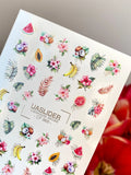 Foil Nail slider decals on any background CF_866