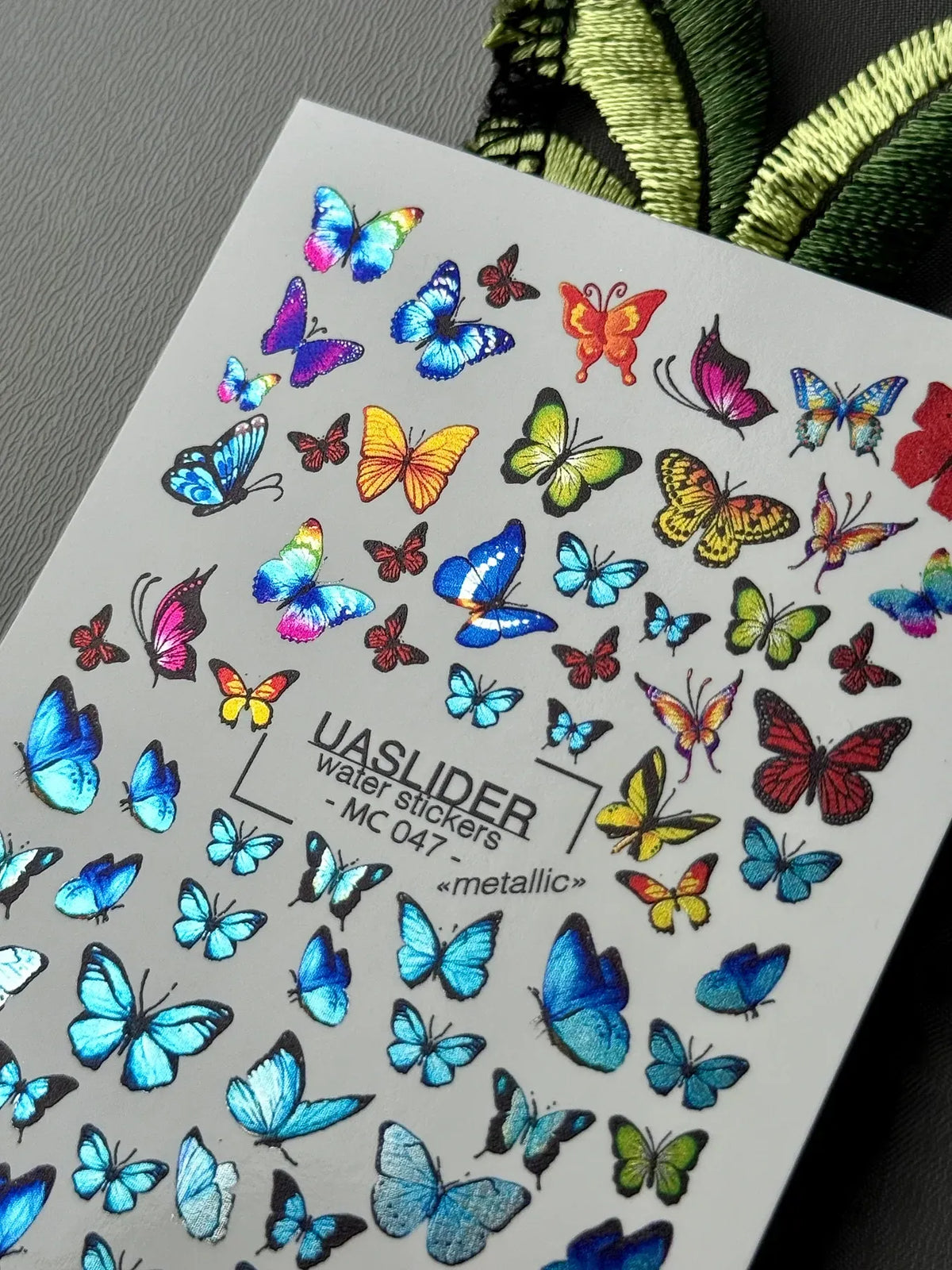 Nail slider decals on any background MC_047