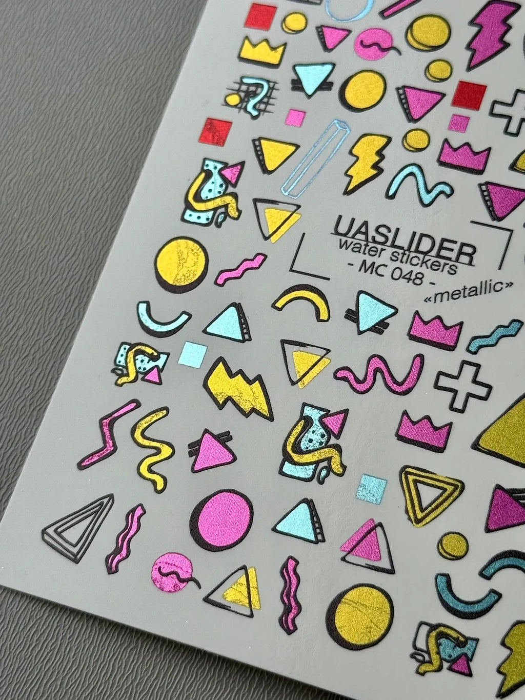Nail slider decals on any background MC_048