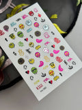 Nail slider decals on any background MC_050