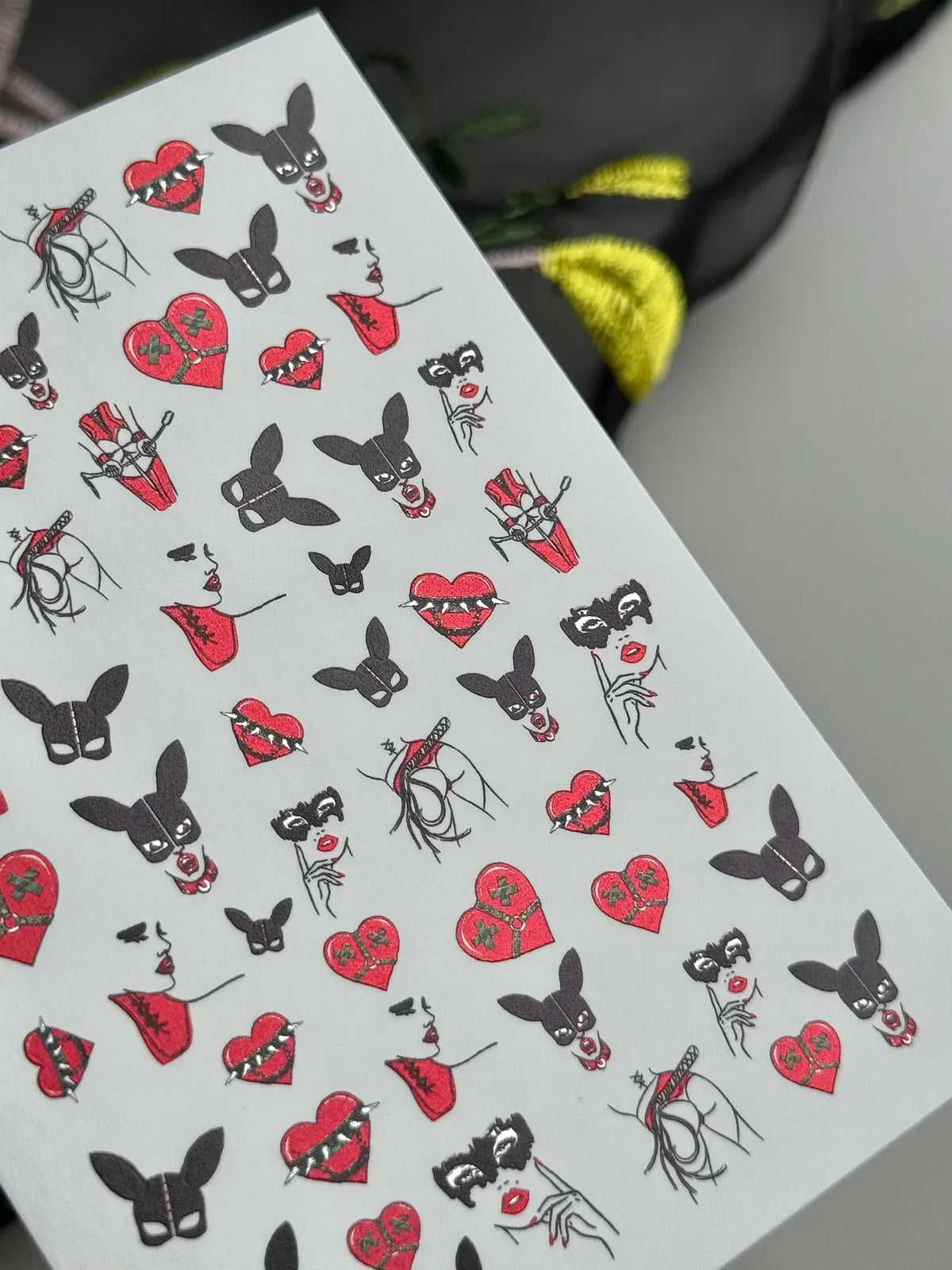 Nail slider decals on any background MC_054