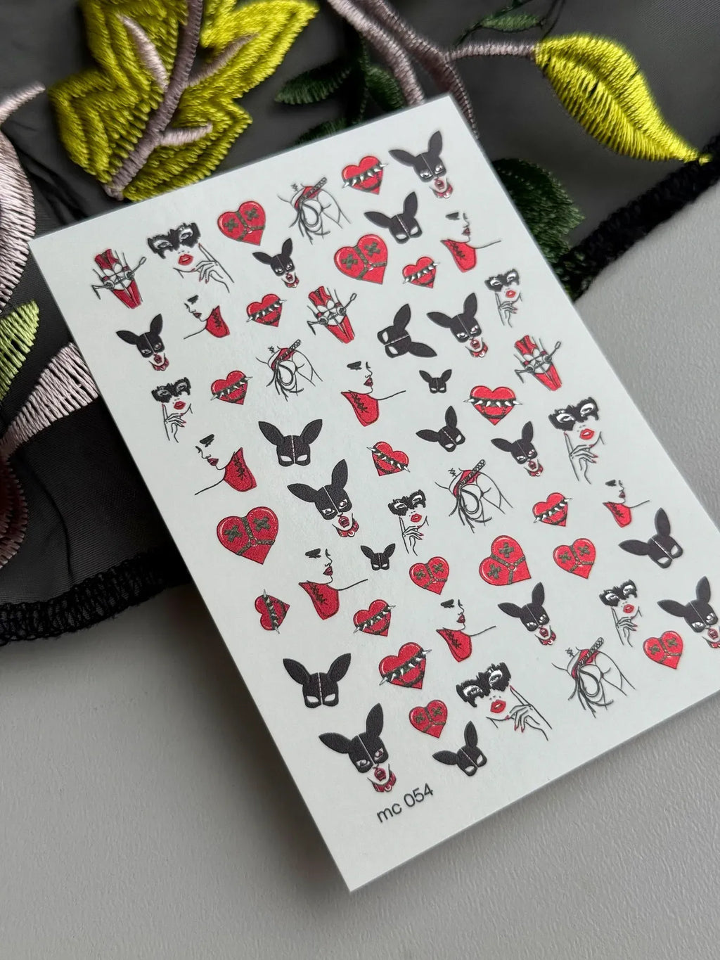 Nail slider decals on any background MC_054