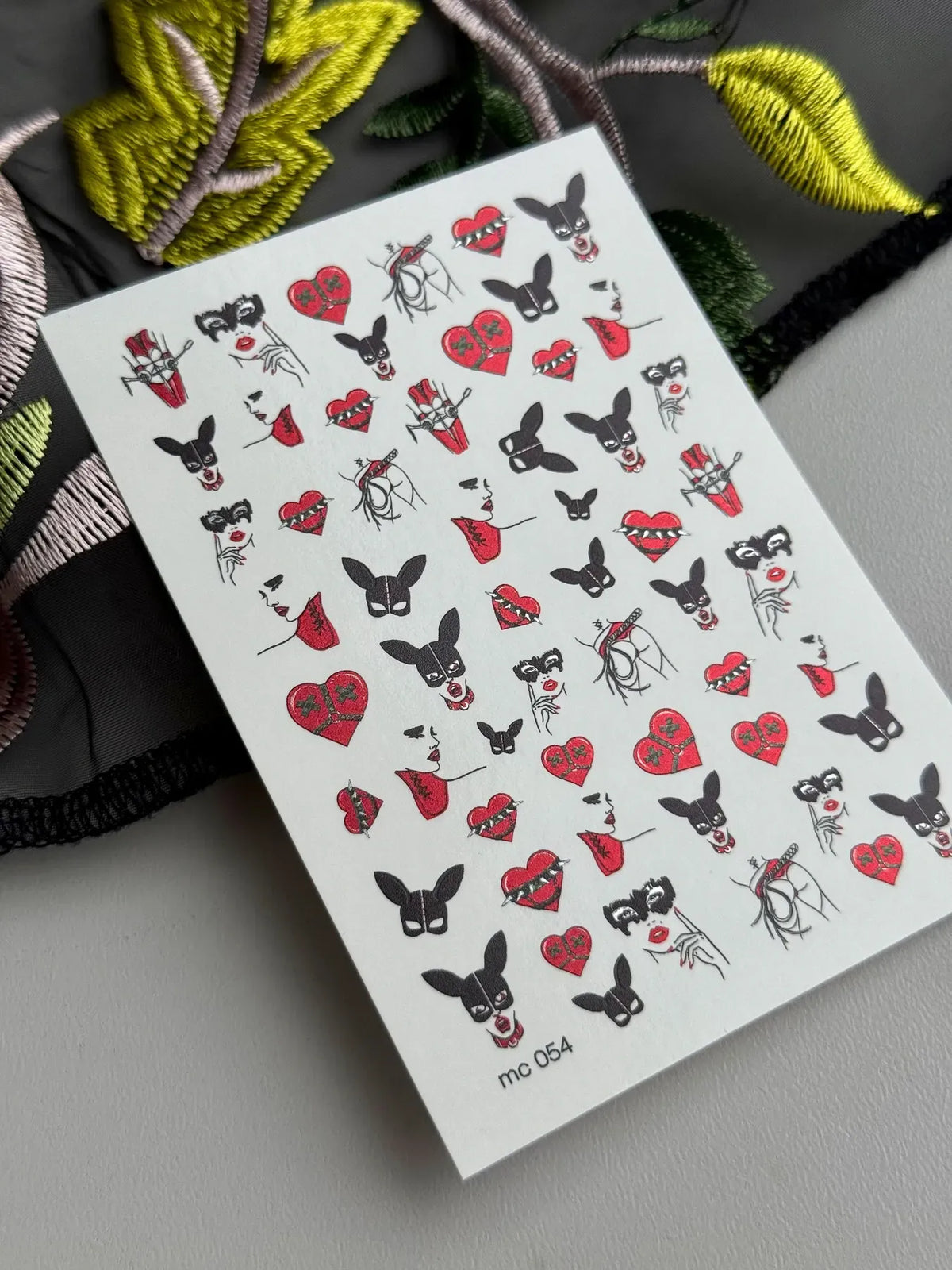 Nail slider decals on any background MC_054