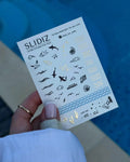Foil Nail slider decals on any background 411