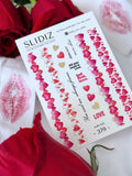 Foil Nail slider decals on any background 379