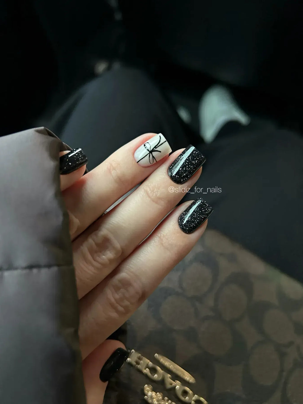 Foil Nail slider decals on any background 283