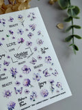 Nail slider decals on any background NCg_025