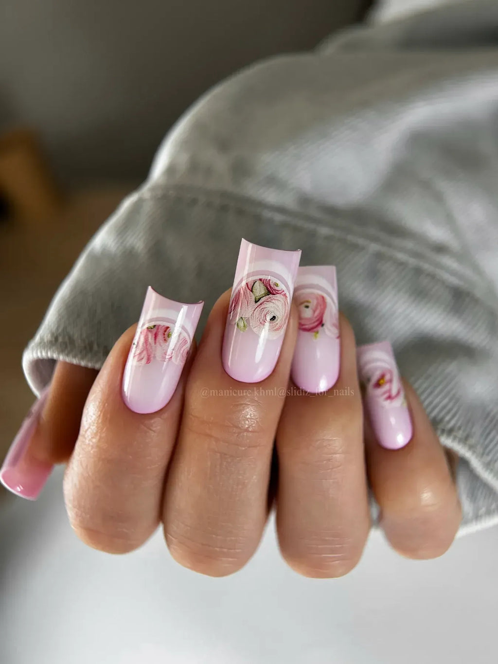 Nail slider decals on any background 392