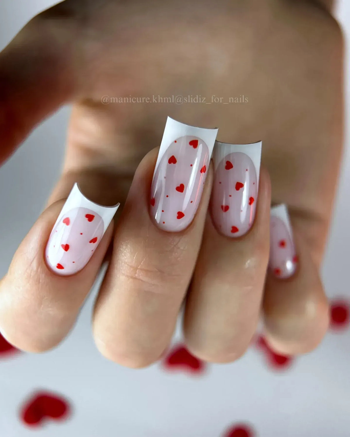 Nail slider decals on any background 372