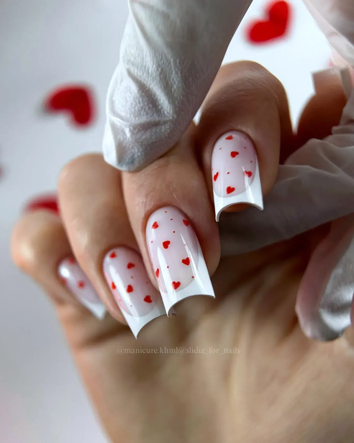 Nail slider decals on any background 372