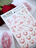 Nail slider decals on any background 374