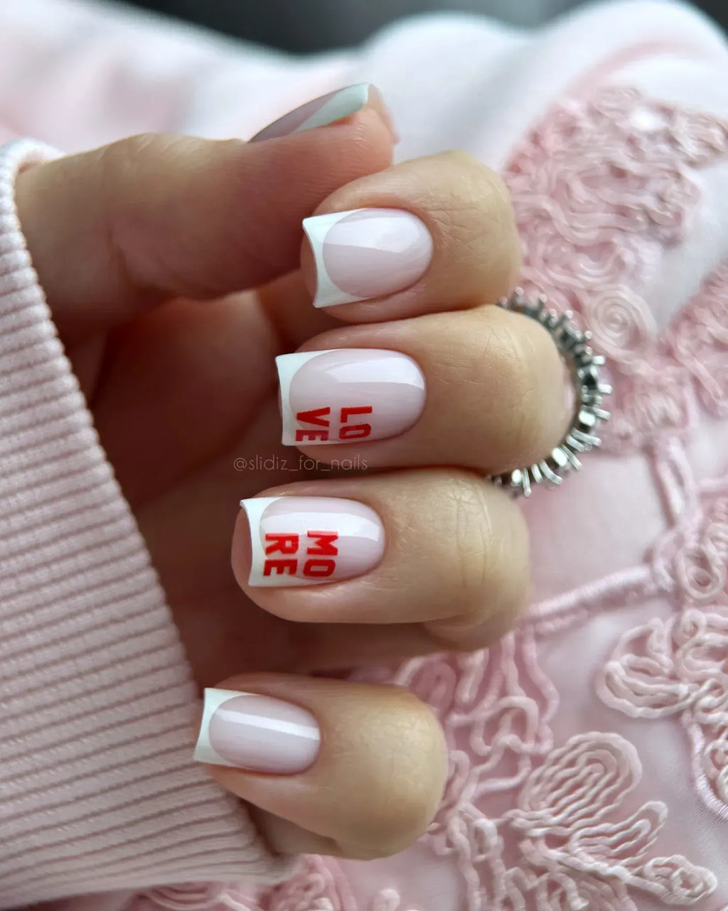 Nail slider decals on any background 378