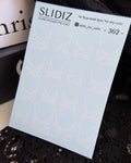 Nail slider decals on any background 362