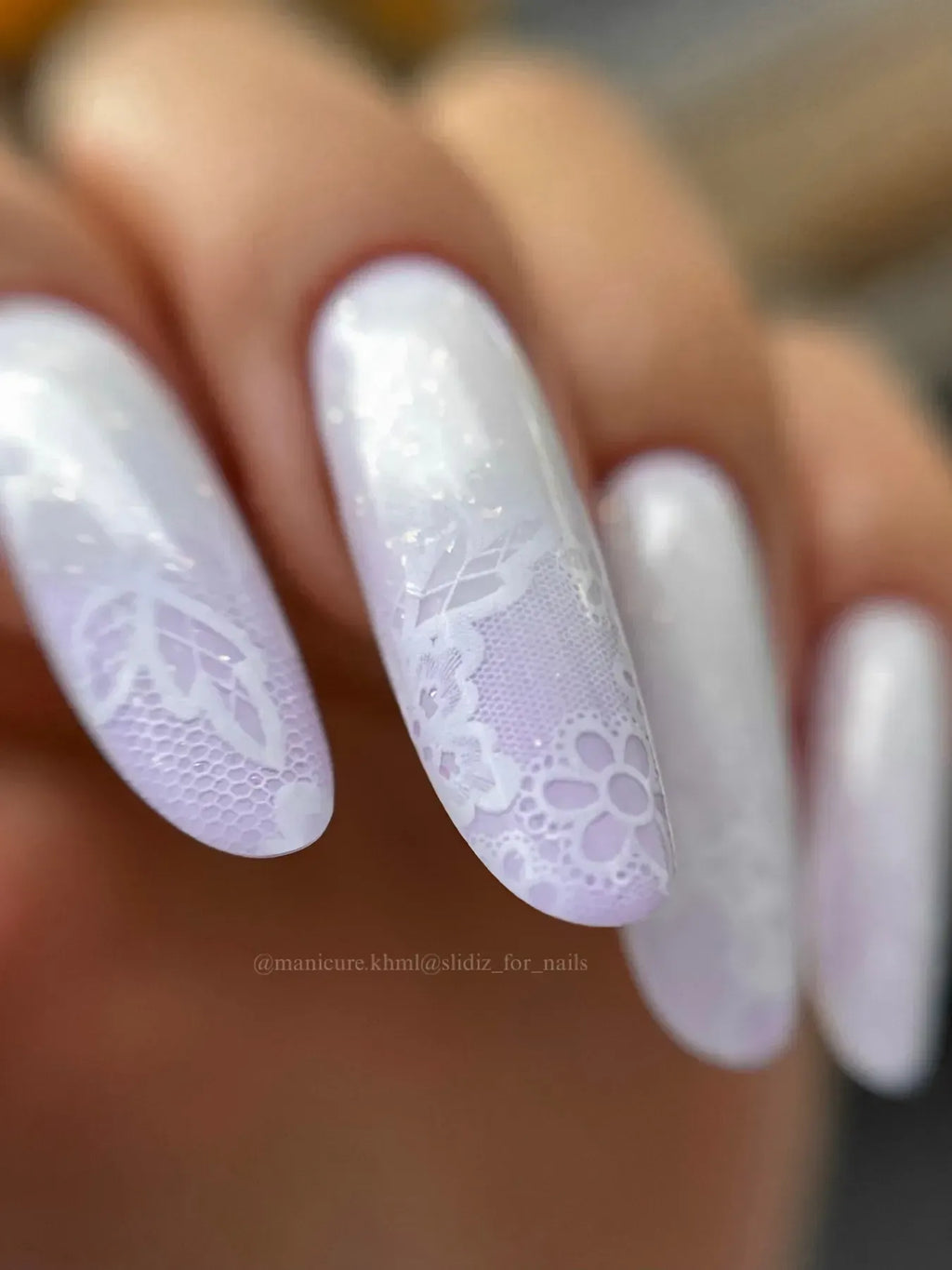 Nail slider decals on any background 366