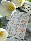 Nail slider decals on any background 382