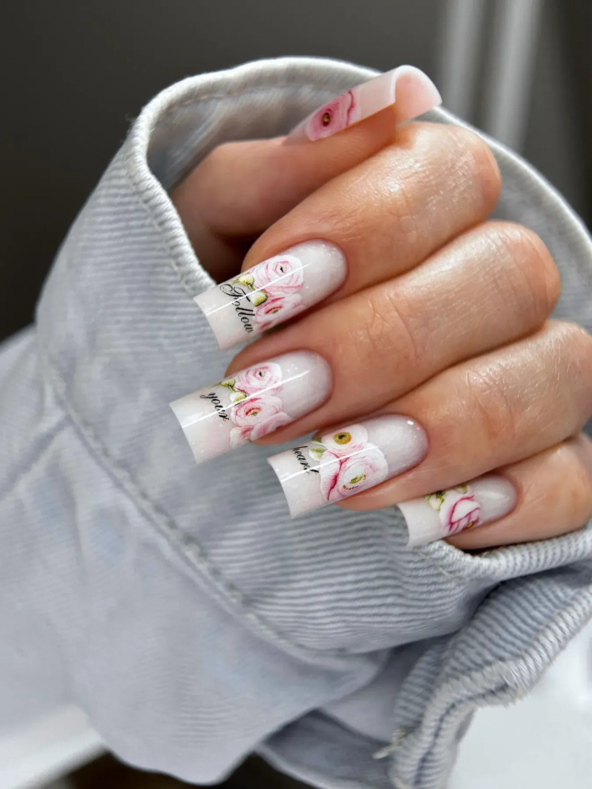 Nail slider decals on any background 391