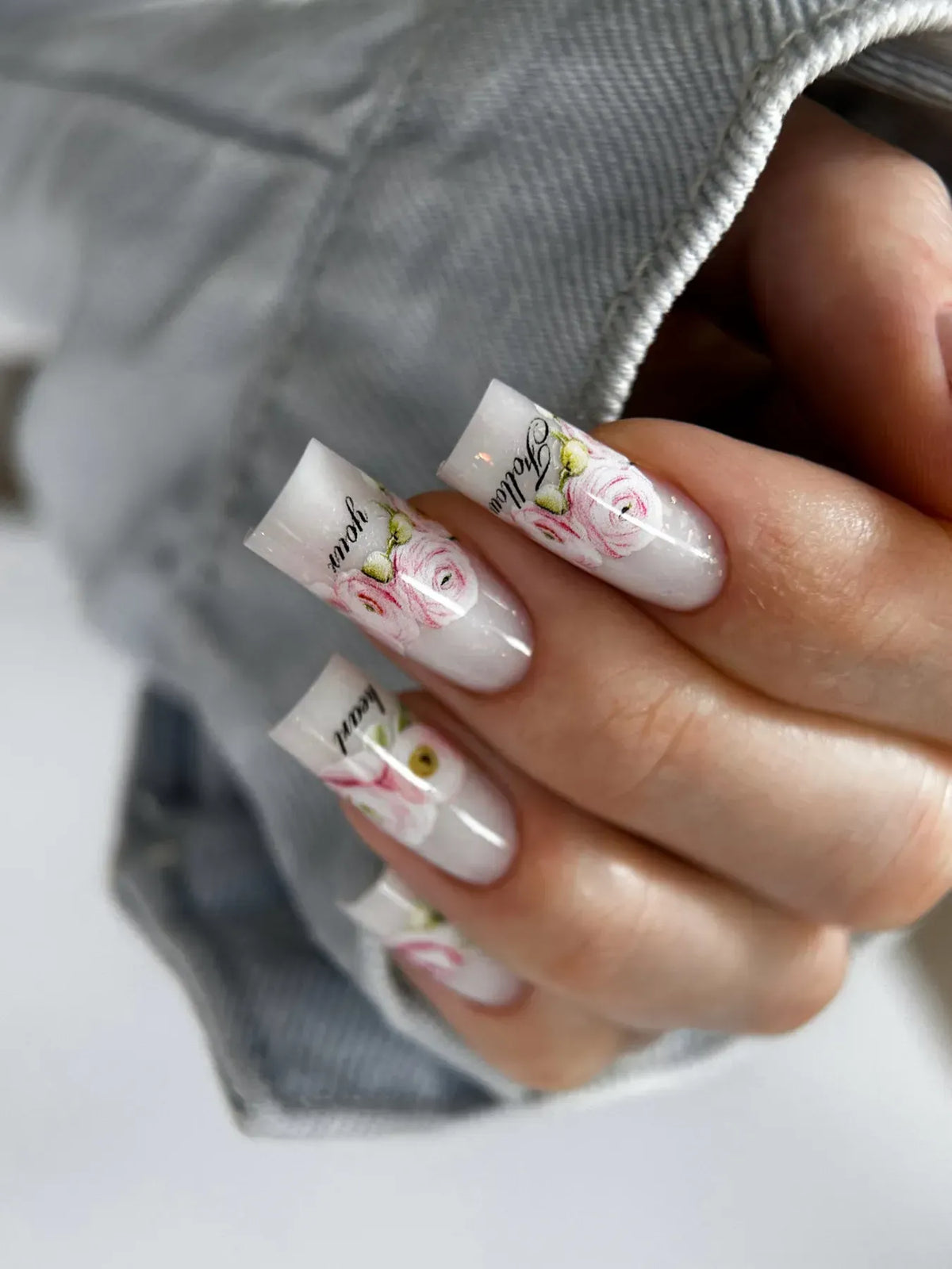 Nail slider decals on any background 391