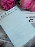 Nail slider decals on any background 395