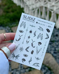 Nail slider decals on any background 410