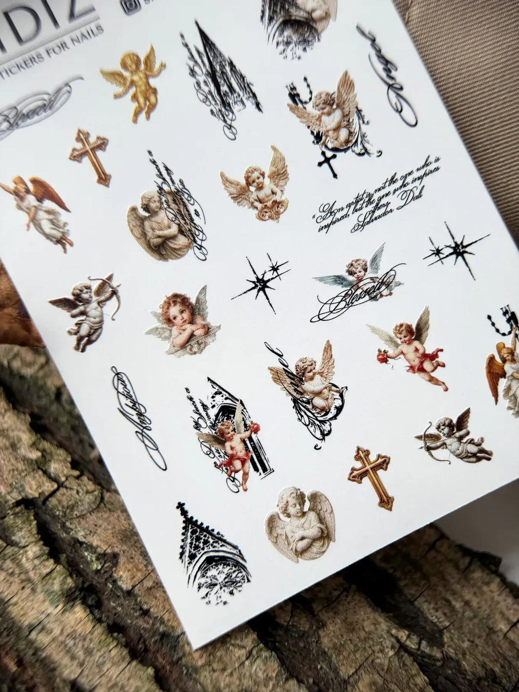 Nail slider decals on any background 421
