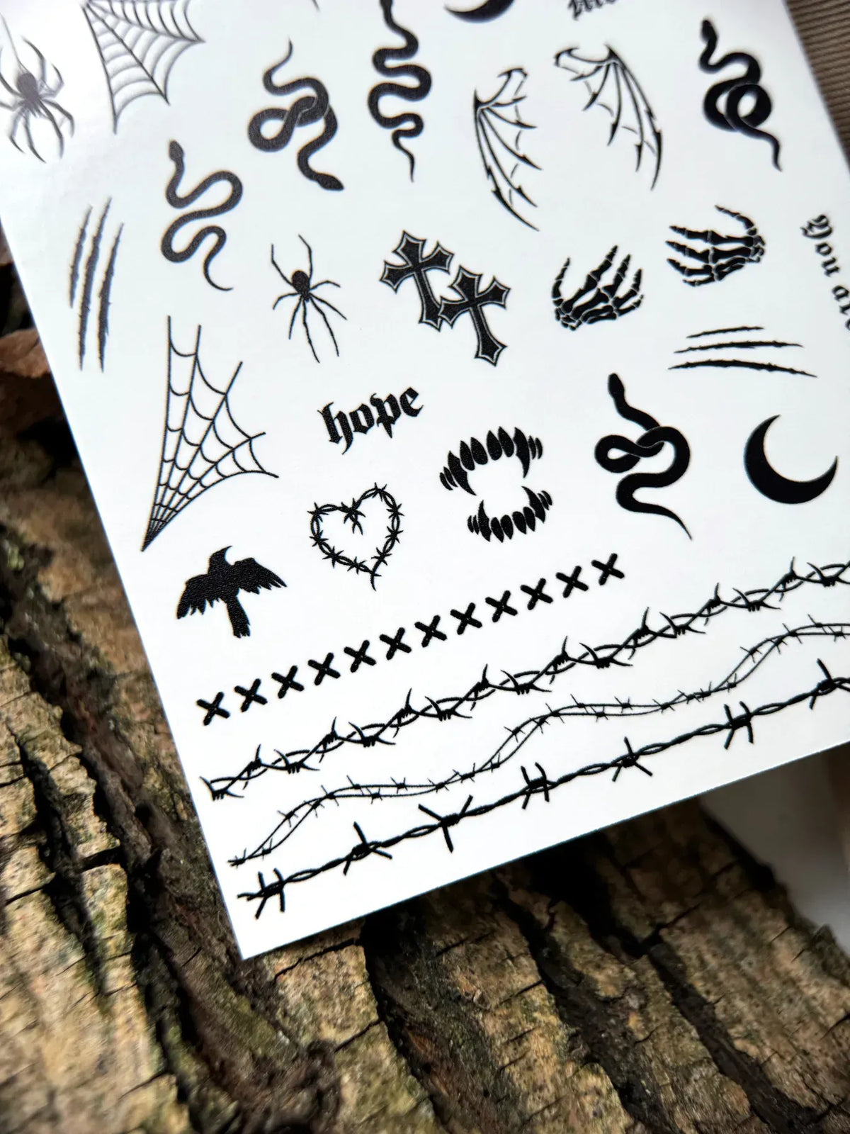 Nail slider decals on any background 429