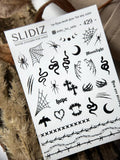 Nail slider decals on any background 429